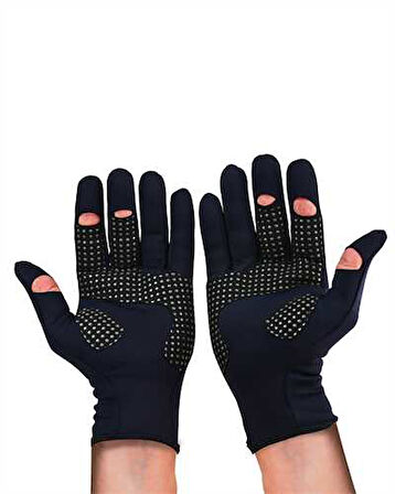 Fujin Pro Angler Winter Gloves Black L/XL