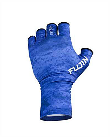 Fujin Pro Angler Summer Gloves Blue L/XL