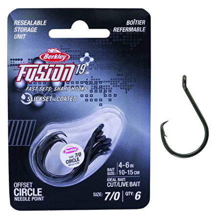 Berkley Fusion19 Circle Olta İğnesi Standart-NO:5-0-6LI