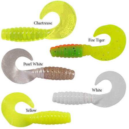 Berkley Powerbait Power Grubs Sahte Kurt PEARL WHITE-5CM - 20LI