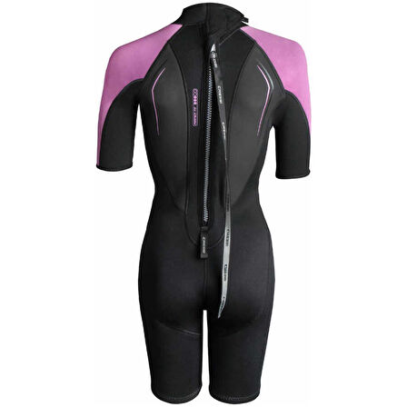 Cressi Altum Lady Shorty Yüzme Elbisesi BLACK - PINK-3MM - M