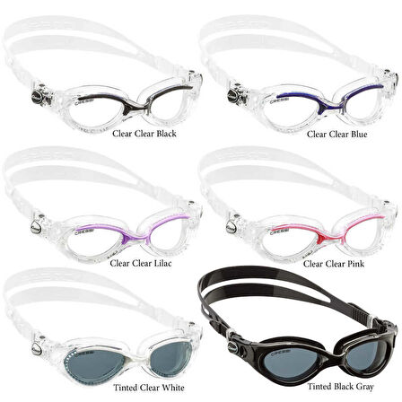 Cressi Flash Lady Deniz Gözlüğü CLEAR-CLEAR-BLACK