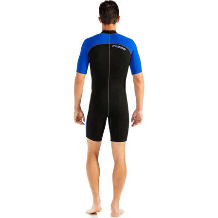 Cressi Lido Man Shorty Dalış Elbisesi BLACK - BLUE-2MM - S