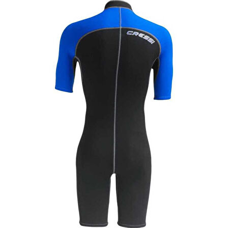 Cressi Lido Man Shorty Dalış Elbisesi BLACK - BLUE-2MM - S