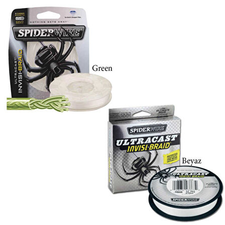 SpiderWire UltraCast Invisi Braid İp Misina BEYAZ-0.30MM - 270MT - 30.6KG