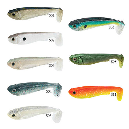 Sakura L16 Shad Sahte Balığı S02-120MM - 4LU