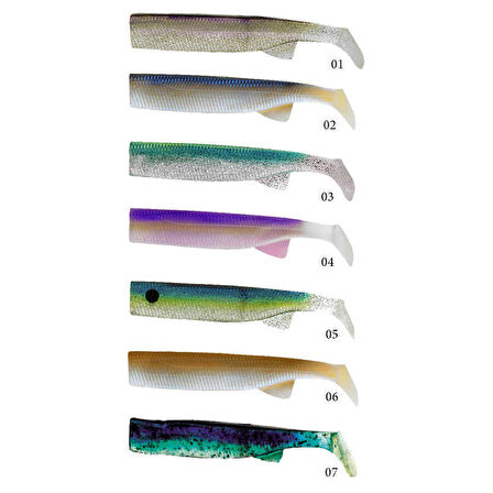 Sakura Tex Shad Combo Jighead Sahte Yemi 04-120MM - 2LI