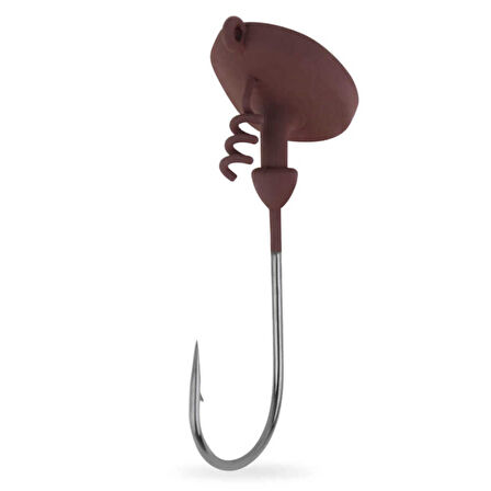 Mustad Elite Stand Up Jig Head MAT KAHVERENGİ-NO:3-0 - 3LÜ - 7GR