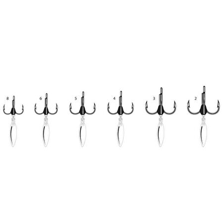 Vmc Hybrid Bladed Üçlü Olta İğnesi 7548 Standart-NO:10 - 3LU