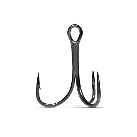 Vmc Hypercut Light Üçlü Olta İğnesi 7552 BLACK NIKEL-NO:12 - 8LI