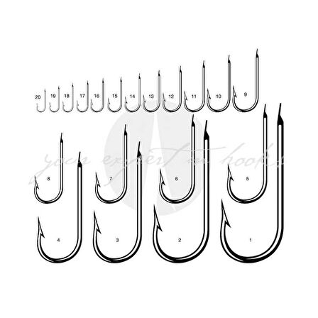 VMC Olta İğnesi 9746 100lü PERMASTEEL-NO:3