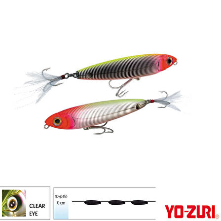 Yozuri Sashimi Pencil Floating Sw Sahte Balığı CMCH-100MM