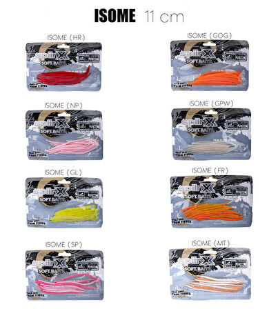 SPIINX ISOME SİLİKON 11CM 14P GLOW LEMONADE