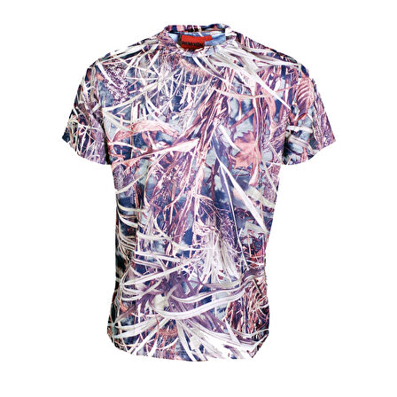 Remixon Quick Dry Sazlık Desenli T-Shirt Standart-M