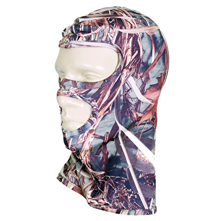 Remixon Sazlık Desenli Streç Maske Standart-Standart