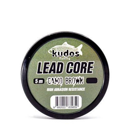 Kudos Lead Core Camo Brown 5m 35 Lb. Standart-45LB
