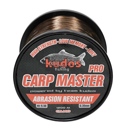 Kudos Carp Master 1200m 0.35 Kamuflaj Misina Standart-0,35mm