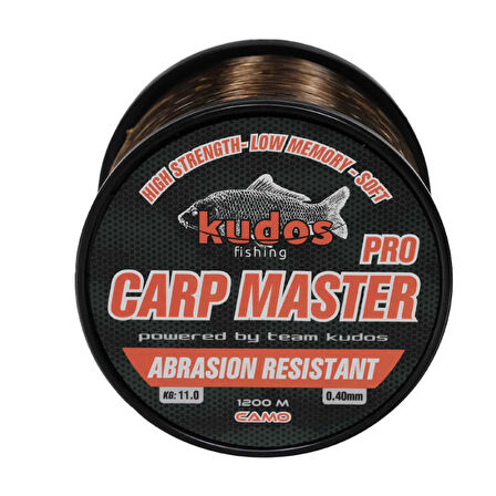 Kudos Carp Master 1200m 0.35 Kamuflaj Misina Standart-0,35mm