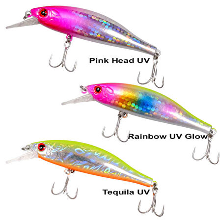 Ryuji Slalom Sinking 8cm 11gr Maket Yem PEARL CHART UV-Standart