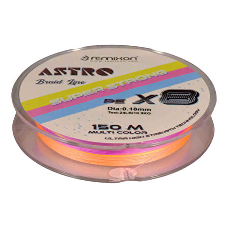 Remixon Astro 8X 0.10mm 150m M.Color İp Misina Standart-0.13mm