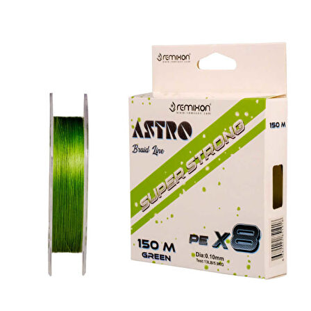 Remixon Astro 8X 0.06mm 150m Green İp Misina Standart-0.13mm