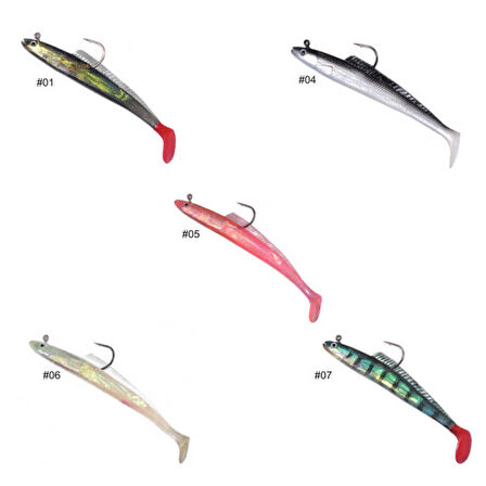 Remixon NL100 10cm 15gr Zokalı Silikon (2Adet) 07-Standart