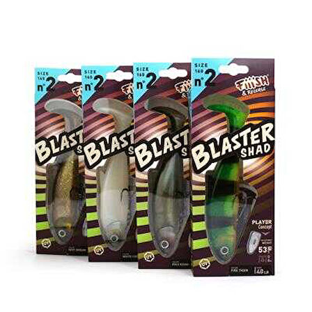 Fiiish Blaster Shad 160mm 53gr Silikon Yem Fire Tiger