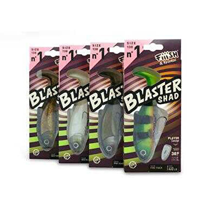 Fiiish Blaster Shad 130mm 38gr Silikon Yem White Coco