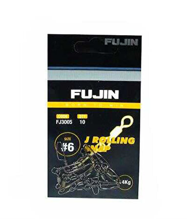 Fujin J Rolling Snap Bilyalı Kilitli Klips Black Nickel 10 no