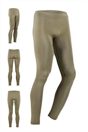 Fujin Seamless Termal İçlik Khaki Alt XSmall