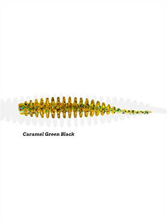 Fujin Tantoo 40mm Silikon Balık Caramel Green UV