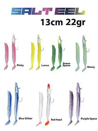 Fujin Salt Eel 13cm 22gr x2 Silikon Yem 030 Lemon