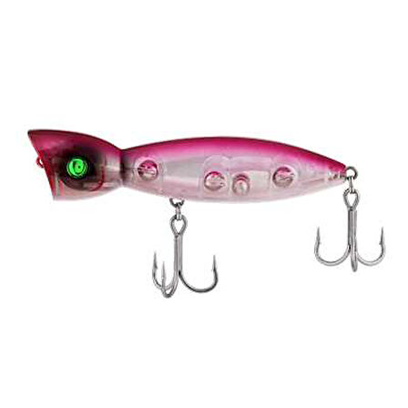 FUJIN La-Nina Maket Balık Su Üstü Popper 018 Pearl Rainbow Glow