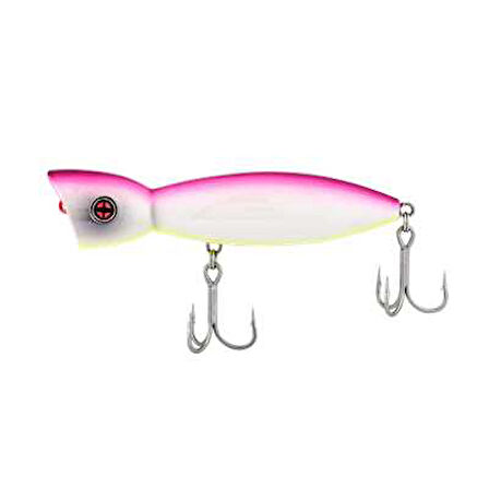 FUJIN La-Nina Maket Balık Su Üstü Popper 018 Pearl Rainbow Glow