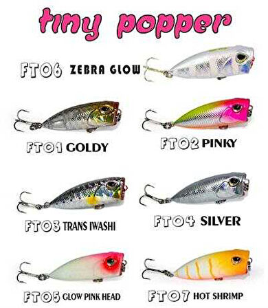 FUJIN Tiny Popper Mini LRF Popper 189 UV Karides