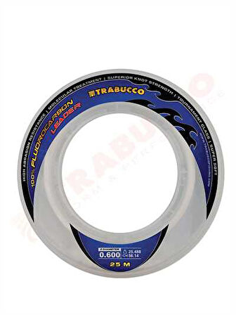 Trabucco T-Force Fluorocarbon Leader SW 25mt Lider Misina 1.00mm