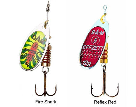 Dam Effzet Standard Spinner 4 gr #2 Kaşık Reflex Red