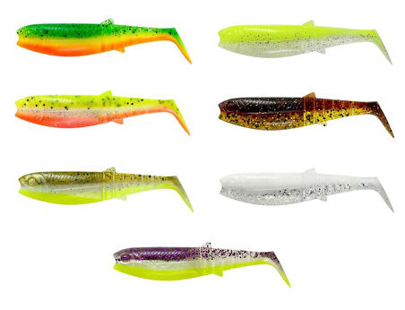 Savage Gear Cannibal Shad 8cm 5gr Sahte Balık Chartreuse Pumpkin