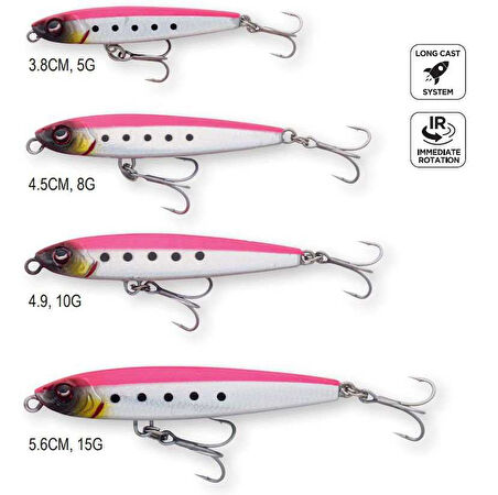 Savage Gear Jig Pencil Micro Z 3.8 cm 5G S Holo Blue