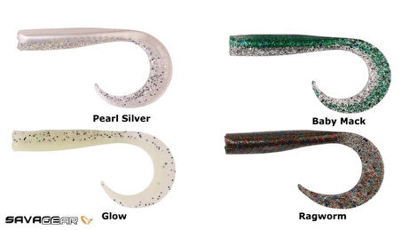 Savage gear LB Sandeel Curltail 14 cm 4 Adet Sahte Balık Baby Mack