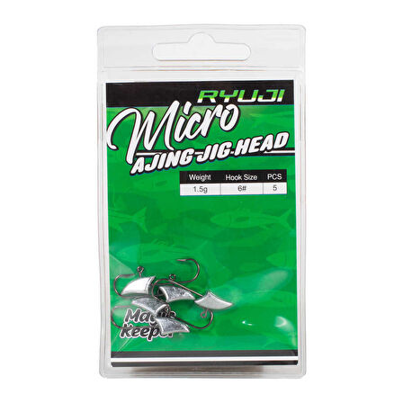 RYUJI MICRO AJING JIG HEAD Standart-NO:2