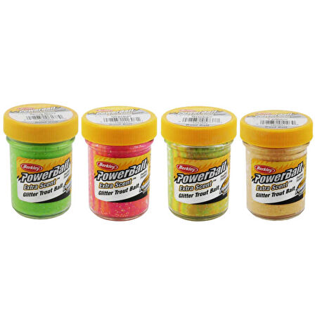 Berkley Powerbait Extra Scent Glitter Sahte SALMON EGG-50 GR