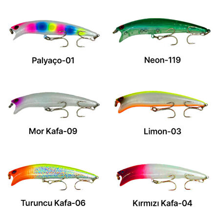 Albastar V Gaga Sert Balık 90MM - 12G-PALYAÇO-01