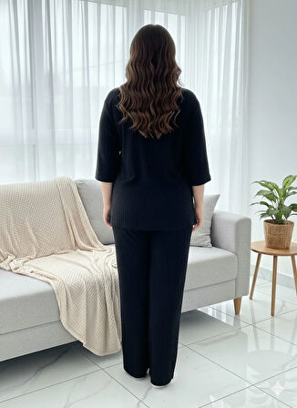 KADIN BÜYÜK BEDEN PİJAMA TAKIM