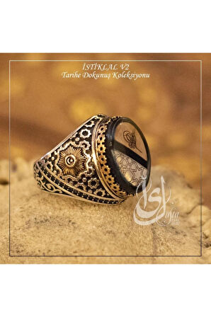 İslam Usta Tasarımı Istiklal Model 2 Gümüş Erkek Yüzük