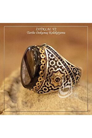 İslam Usta Tasarımı Istiklal Model 2 Gümüş Erkek Yüzük