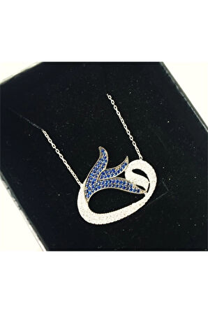 Büyük Kuyruklu Vav Kadın Gümüş Kolye