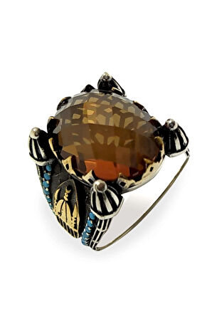 Cami Temalı Gümüş Erkek Yüzük