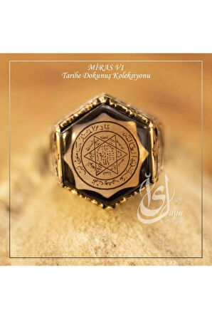 Islam Usta Tasarımı Miras Model 1 Gümüş Erkek Yüzük