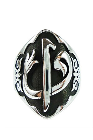 Vavelif Zihgir Okçu Gümüş Erkek Yüzük